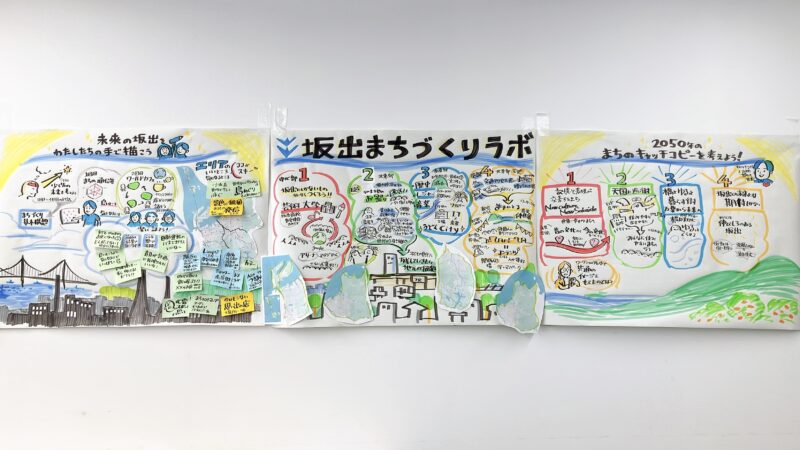 香川県：坂出まちづくりラボ2025　グラフィックレコーディング（グラレコ）