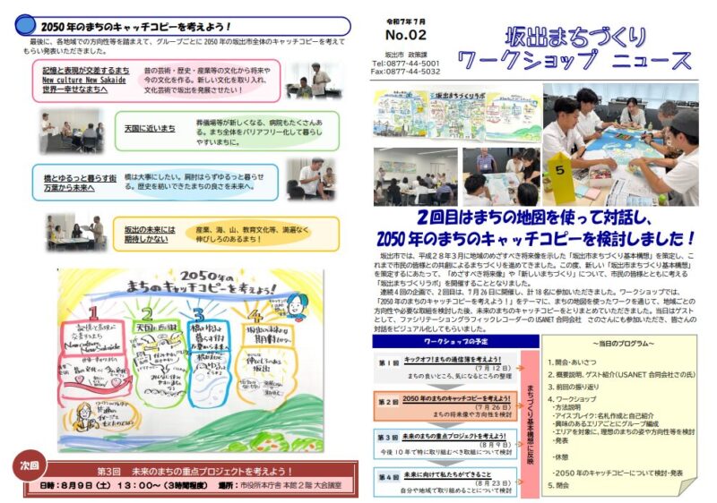香川県：坂出まちづくりラボ2025　グラフィックレコーディング（グラレコ）