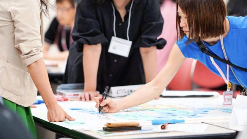 地域の話し合い、対話の中でのグラフィックレコーディング