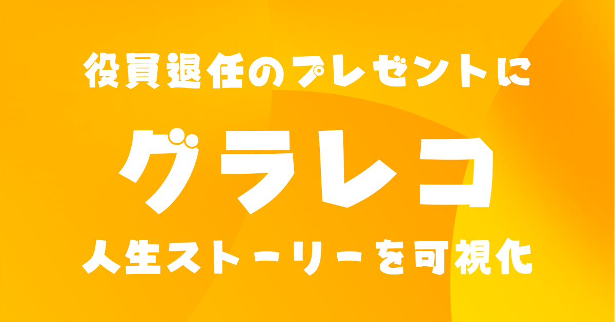 役員退任のお祝いグラレコ似顔絵入りイラスト制作