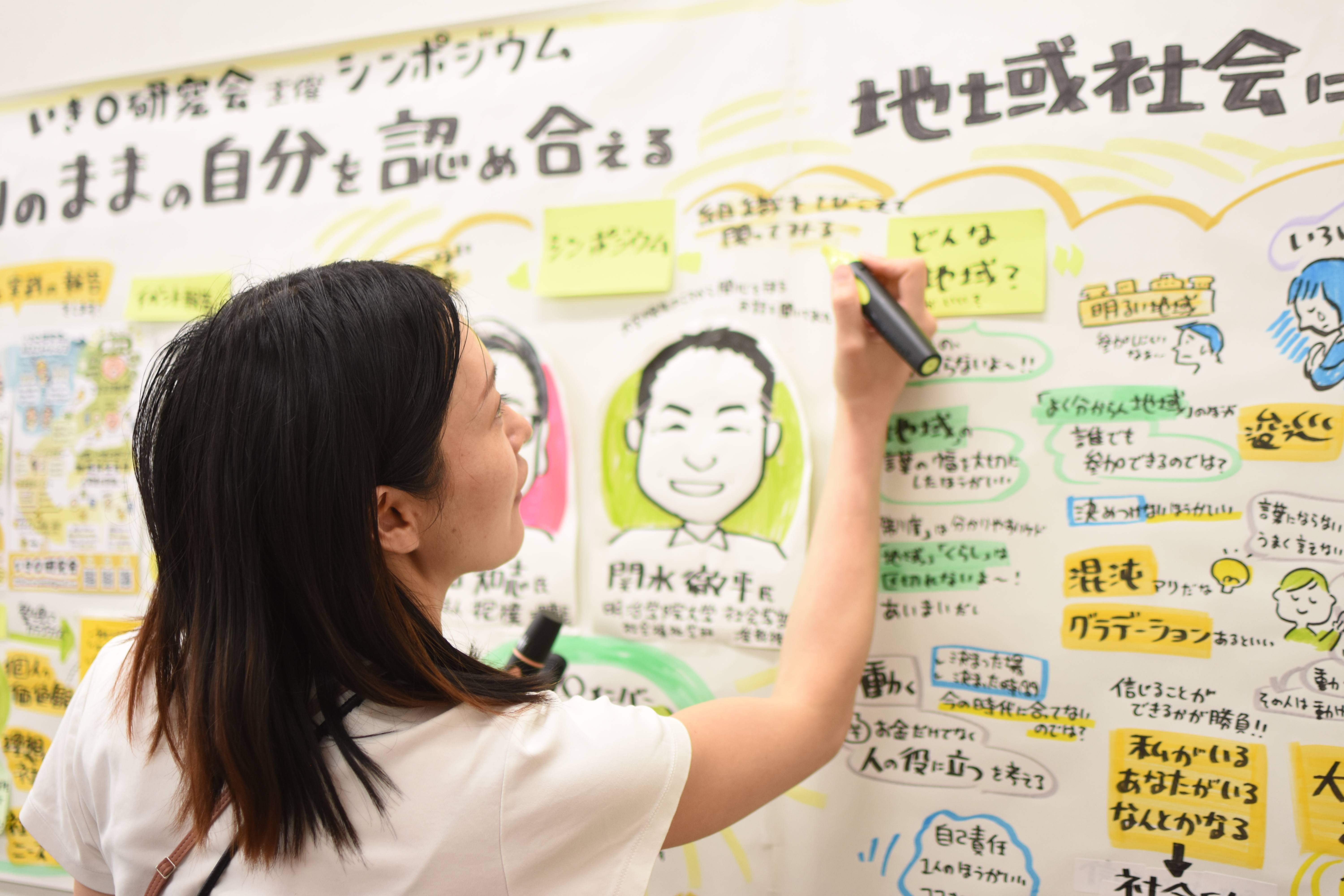 グラフィックレコーディング（グラレコ）鳥取県 いき〇研究会シンポジウム：USANET