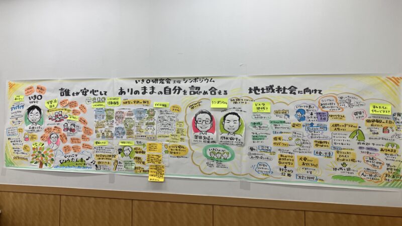 グラフィックレコーディング（グラレコ）鳥取県 いき〇研究会シンポジウム